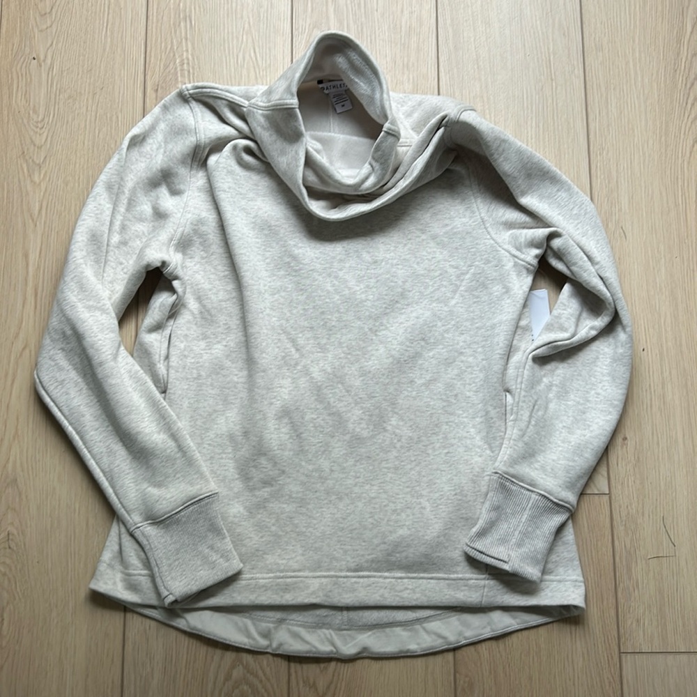 Athleta Cozy Karma Twist Neck Sweatshirt